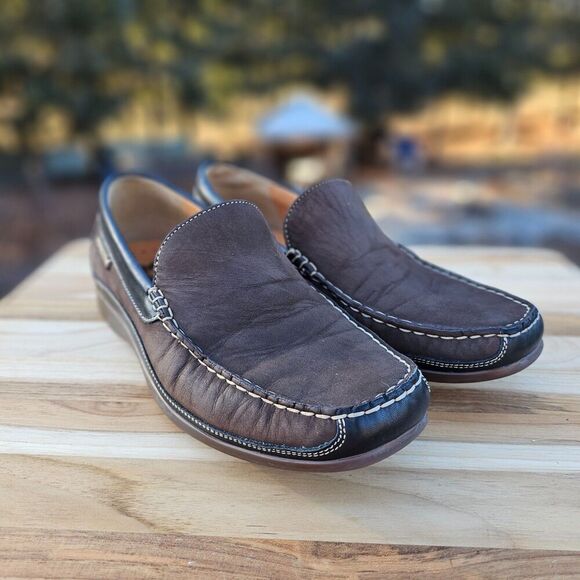 MEPHISTO Mens Baduard Cool Air Brown Slip On Casual Loafers Size 8 - Picture 2 of 9